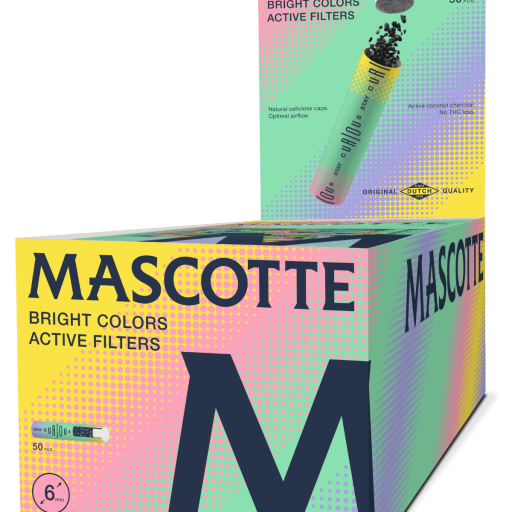 Bright Colors Active Filters bag 50 pcs display INT