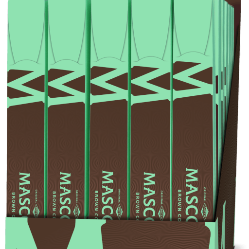 Mascotte Brown Cones with Tip 3Pack display