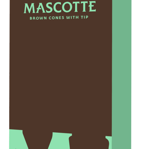 Mascotte Brown Cones with Tip Bulk